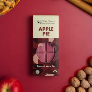 Wax Melts Elite Decor σε σχήμα μπάρας με άρωμα μηλόπιτας "Apple Pie" σε κουτί.