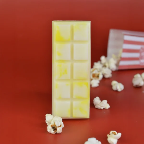 Αρωματικό κερί σε μορφή μπάρας wax melt σε άρωμα ποπκόρν "Movies and Chill".