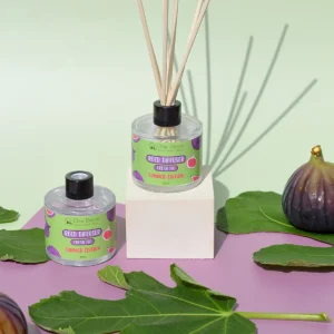 Χειροποίητο αρωματικό χώρου με στικς reed diffuser με άρωμα σύκο "Fresh Fig".