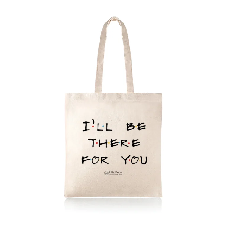 Υφασμάτινη τσάντα tote bag εμπνευσμένο από τη σειρά "Τα φιλαράκια".