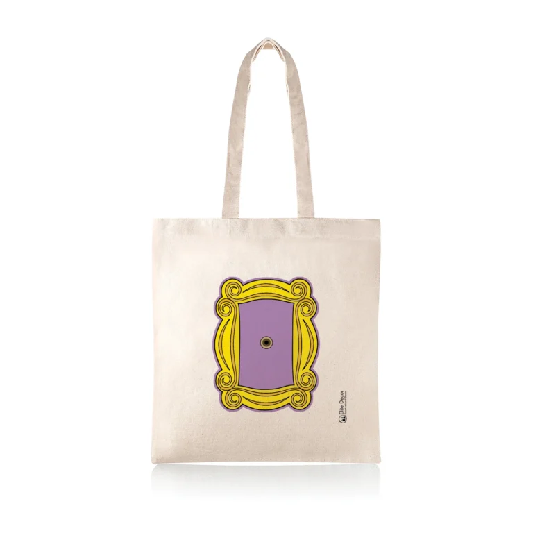 Υφασμάτινη τσάντα tote bag εμπνευσμένο από τη σειρά "Τα φιλαράκια".