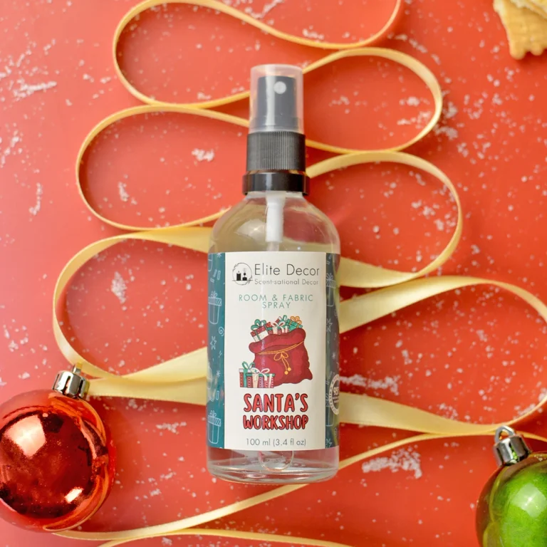 Αρωματικό χώρου και υφασμάτων σε σπρέι με Χριστουγεννιάτικο άρωμα Santa's Workshop.