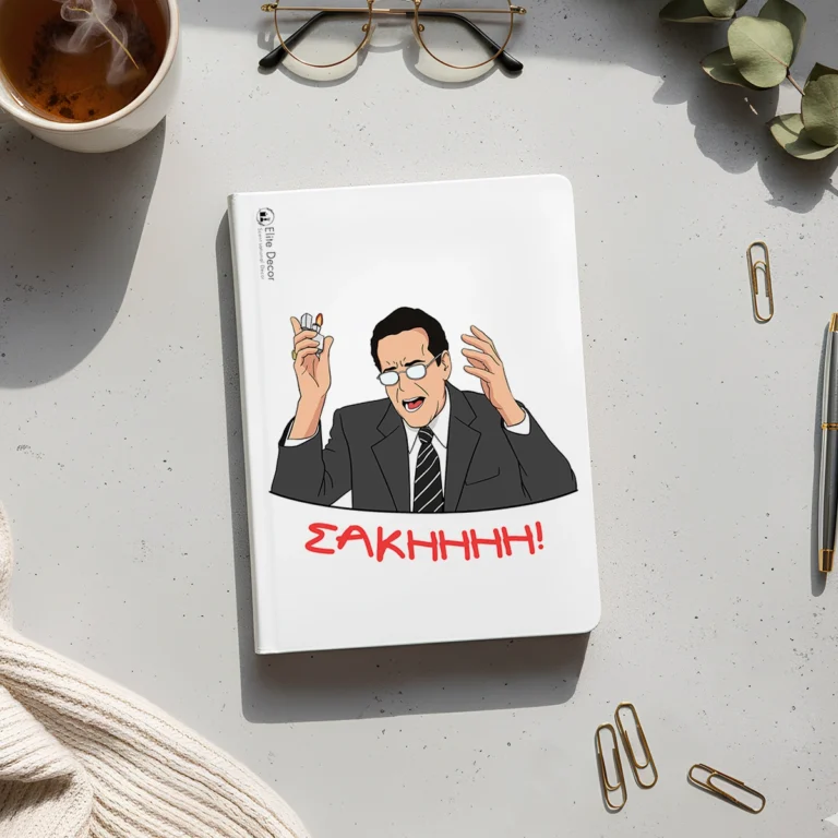 Ημερολόγιο/ατζέντα με ατάκα του "Κωνσταντίνου Κατακουζηνού" από το "Κωνσταντίνου κι Ελένης".